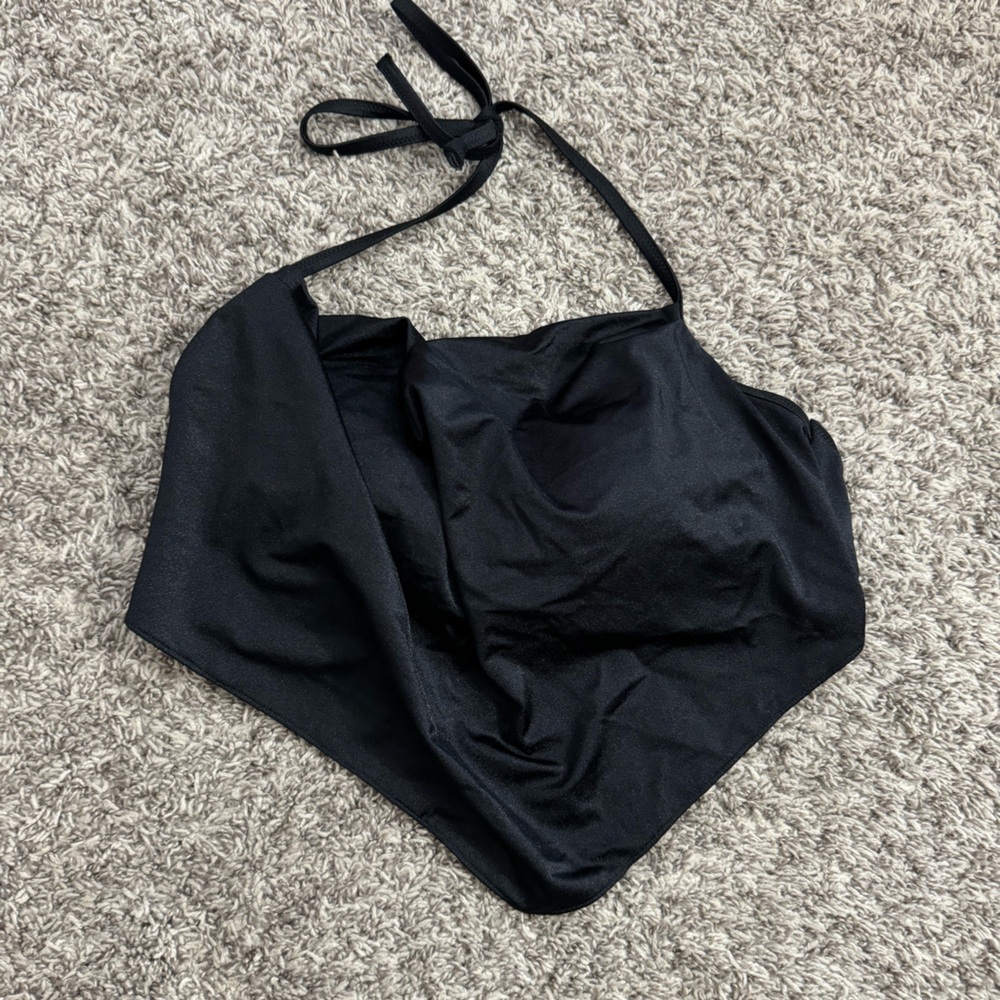 Victorias Secret Cowl Neck/Bandana Front Swim Top, XL